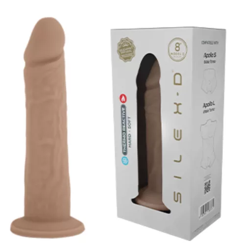 Silexd Dildó Hőre puhább, vízálló 20,6 cm hús színű