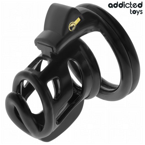 ADDICTED TOYS LOCKED – szilikon pénisz ketrec 8,5 cm