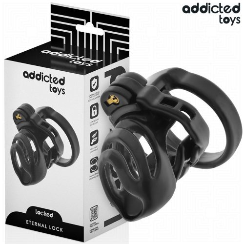 ADDICTED TOYS LOCKED – örök zár pénisz ketrec 9 cm