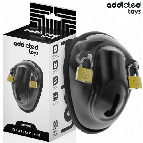 ADDICTED TOYS LOCKED – kulcs nélküli pénisz ketrec 11,5 cm