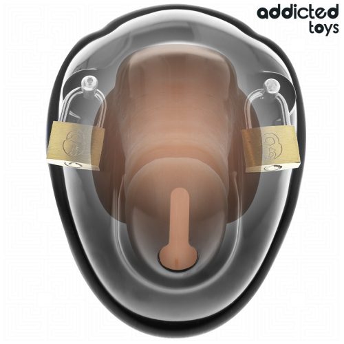 ADDICTED TOYS LOCKED – kulcs nélküli pénisz ketrec 11,5 cm
