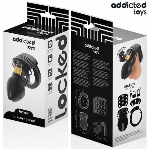 ADDICTED TOYS LOCKED - 7,5 cm hiszti-fogó pénisz ketrec