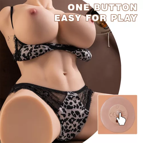 XISE Muriel – élethű női torzó vibráló funkcióval 55 cm