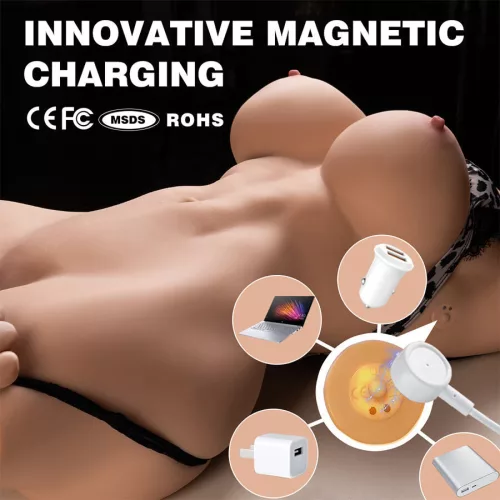 XISE Muriel – élethű női torzó vibráló funkcióval 55 cm