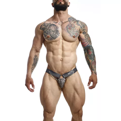 MOB – stílusos, szürke jockstrap (egységes méret)