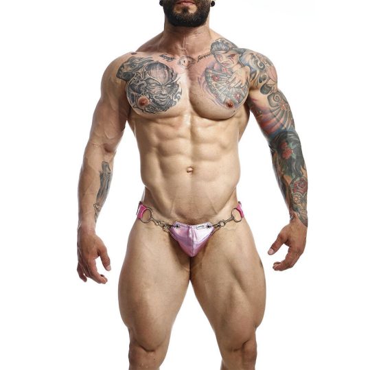 MOB - stílusos rózsaszín jockstrap egy méretben