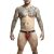 MOB - DNGEON RED – láncos férfi jockstrap (egy méret)