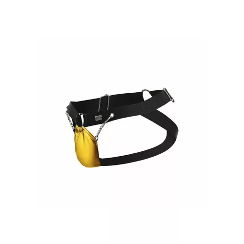 MOB – sárga jockstrap láncokkal, egy méretben