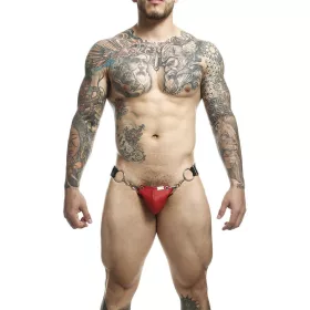 MOB – szenvedélyes DNGEON jockstrap, piros, egy méret