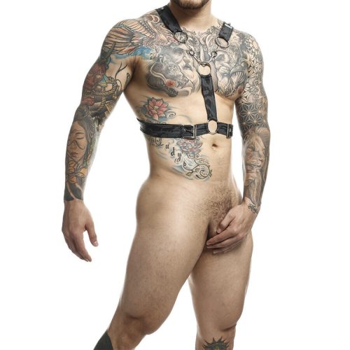 MOB - ezüst hám láncokkal, egy méretben