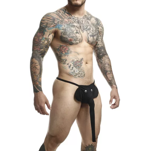 MOB – fekete elefánt tanga, univerzális méret