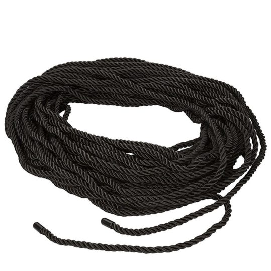 CalExotics Scandal Black – 30 m BDSM kötél, érzéki élményhez