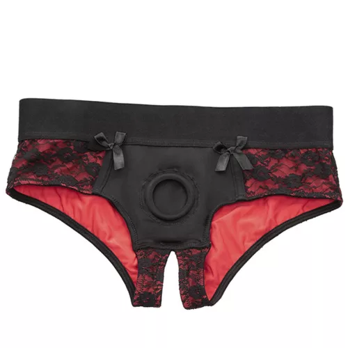 CALEXOTICS - Scandal - dildós, nyitott bugyi szett L/XL