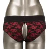 CALEXOTICS - Scandal - dildós, nyitott bugyi szett L/XL