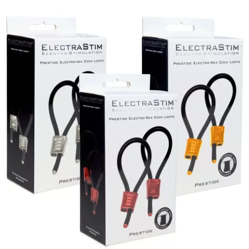 Electrastim Prestige – állítható péniszgyűrűk, piros