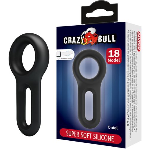 CRAZY BULL - prémium szilikon péniszgyűrű 18-as modell