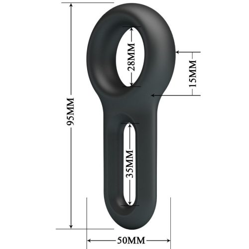 CRAZY BULL - prémium szilikon péniszgyűrű 18-as modell