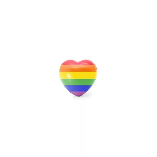PRIDE – Antistressz szív forma, LGBT szimbólummal