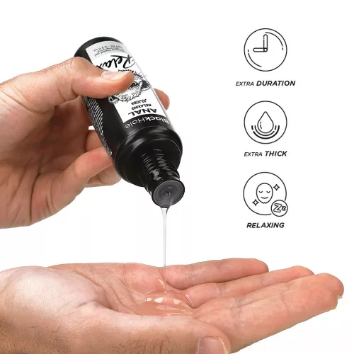 BLACK HOLE - relaxáló szilikon alapú anális síkosító 100 ml