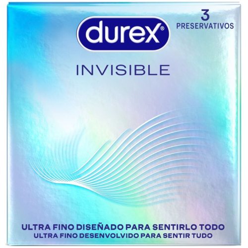 Durex Invisible Ultra Thin – extra vékony óvszer 3 db