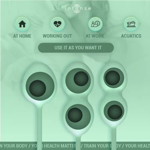 INTENSE Charli - prémium Kegel labda készlet, világos jade zöld