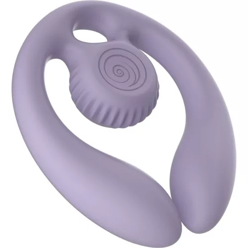 Snail Vibe Vibrátor Páros stimuláló, Távirányítós, 5 sebesség, Vízálló, Lila