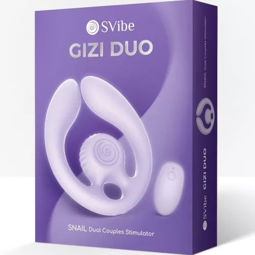 Snail Vibe Vibrátor Páros stimuláló, Távirányítós, 5 sebesség, Vízálló, Lila