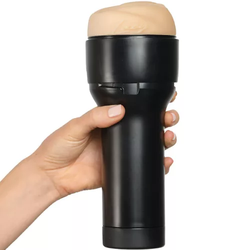 Kiiroo Maszturbátor Spirál bordázott 22 cm piros haj