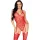 Leg Avenue 89360 – vállas body harisnyatartóval, piros