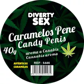 Diablo Goloso – kannabisz ízű péniszcukorka, 20 db