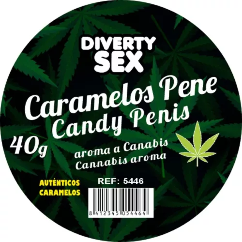 Diablo Goloso – kannabisz ízű péniszcukorka, 20 db