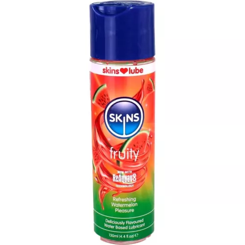 SKINS – gyümölcsös vízbázisú kenőanyag dinnyével 130 ml