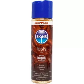   SKINS – ízletes vízbázisú síkosító dupla csokoládé 130 ml