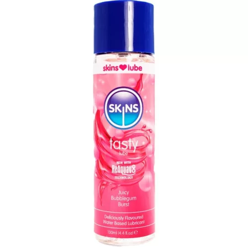 SKINS - ízletes vízbázisú síkosító rágógumi 130 ml