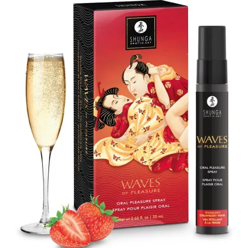 SHUNGA - érzéki eper ízű spray orális kényeztetéshez