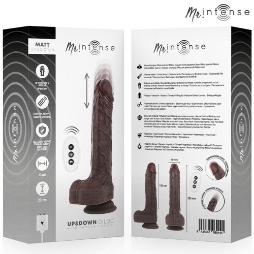 MR INTENSE – matt, realisztikus vibráló maszturbátor távirányítóval