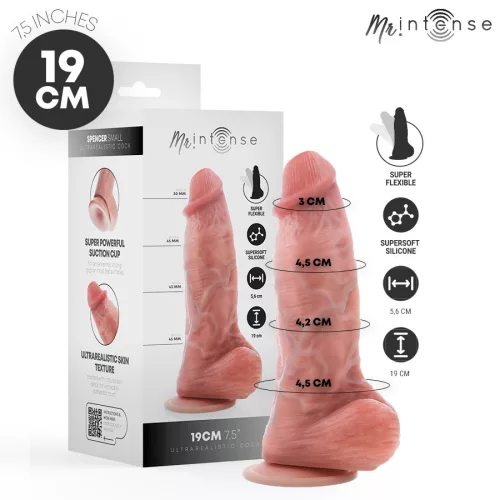 MR INTENSE – kicsi Spencer szilikon dildó 19 cm