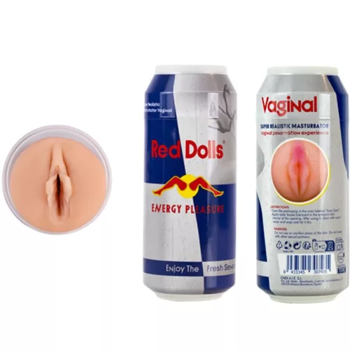 ALIVE Red Doll – energikus férfi maszturbátor kanna