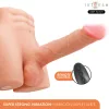 INTENSE DEEP TOUCH - reális dildós, vibráló maszturbátor távirányítóval