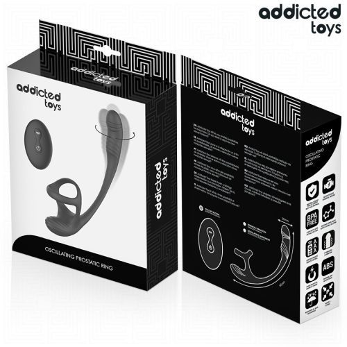 ADDICTED TOYS – vibráló análdugó herék stimulálóval