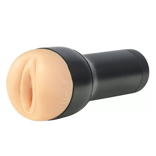 Kiiroo maszturbátor szívókamrás, élethű kialakítás 22 cm fekete
