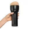 Kiiroo maszturbátor szívókamrás, élethű kialakítás 22 cm fekete