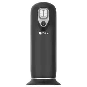   Svibe Maszturbátor Rezgő, Lökő, Melegíthető 13,5 cm fekete