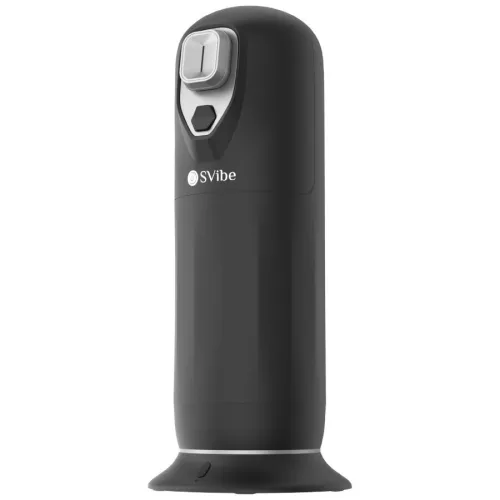 Svibe Maszturbátor Rezgő, Lökő, Melegíthető 13,5 cm fekete