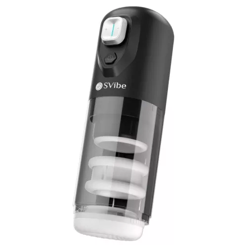Svibe Maszturbátor Lökő és forgó funkció 128 mm USB töltés