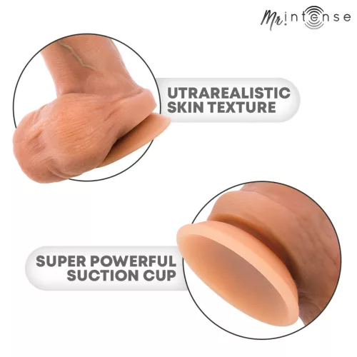 Mr Intense Dildó Realisztikus, tapadókorongos 17,8 cm fekete