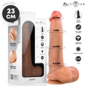 Mr Intense Dildó Részletes anatómia 23 cm Fekete