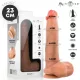 Mr Intense Dildó Részletes anatómia 23 cm Fekete