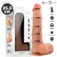 Mr Intense Dildó Realisztikus, Szívókorongos 25,5 cm Fekete