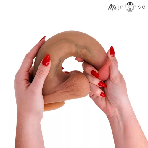 Mr Intense Dildó Realisztikus, Szívókorongos 25,5 cm Fekete